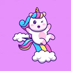 Colorful unicorn image